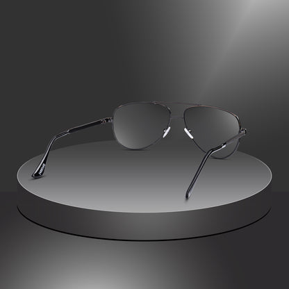 Jiebo Black Classic Aviator Sunglasses