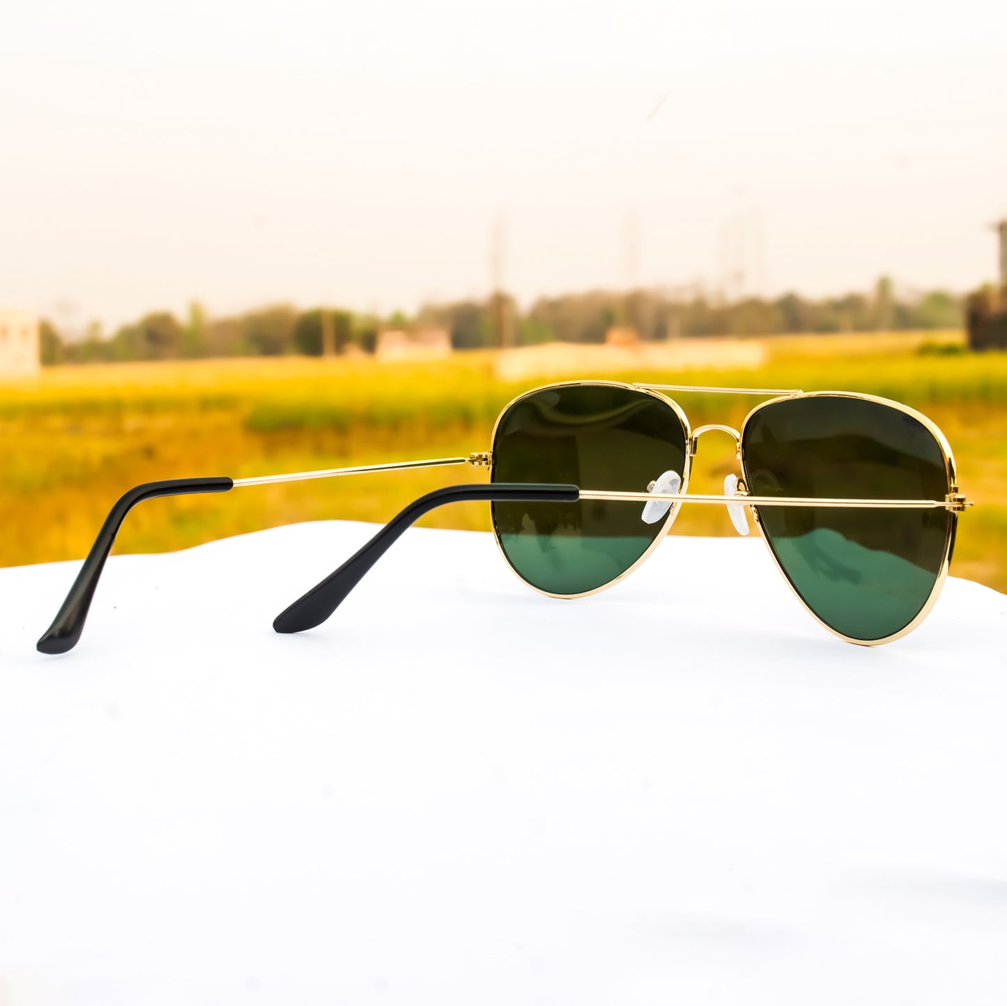 Jiebo Classic Bridge Aviator Sunglasses