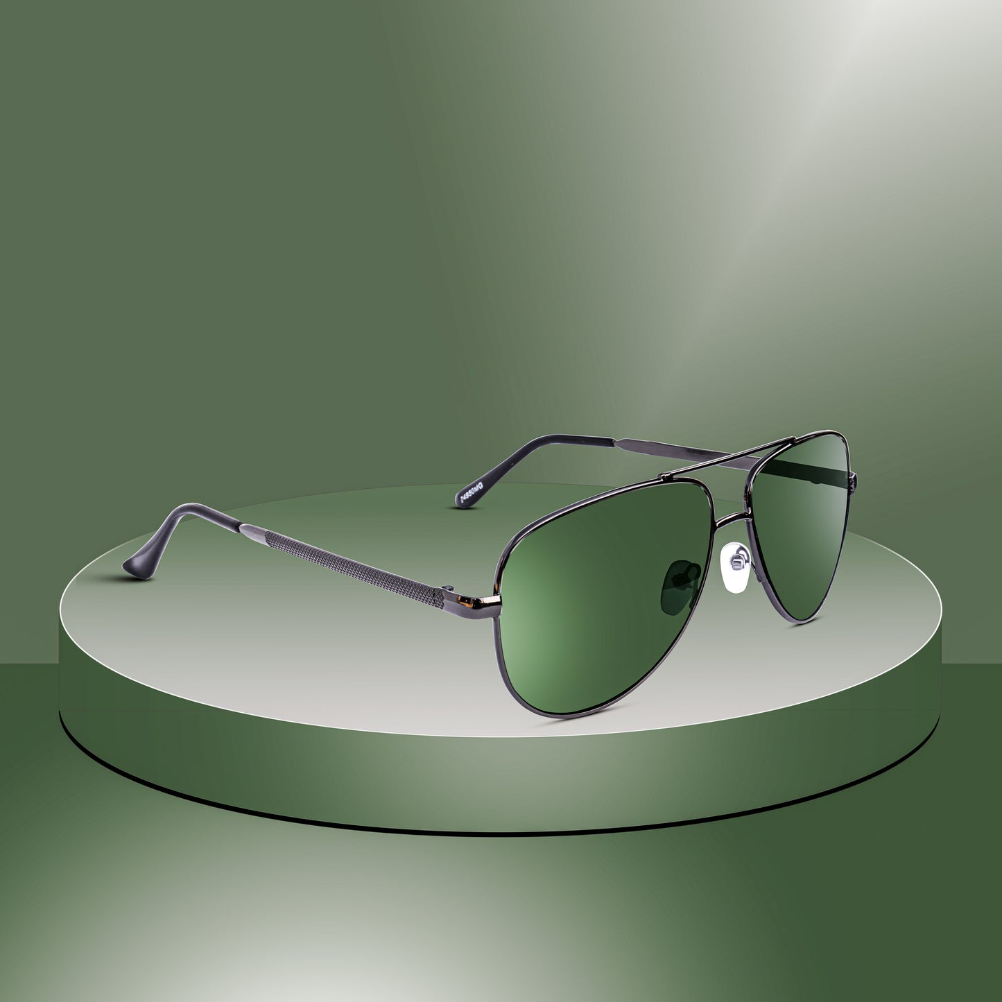 Jiebo Green Classic Style Aviator Sunglasses