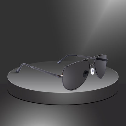 Jiebo Black Classic Aviator Sunglasses