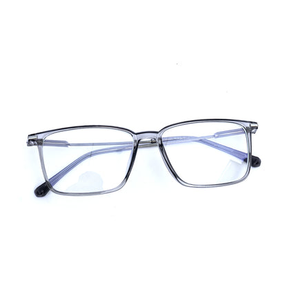 Jiebo Black And Transparent Shade Spectacle Frame