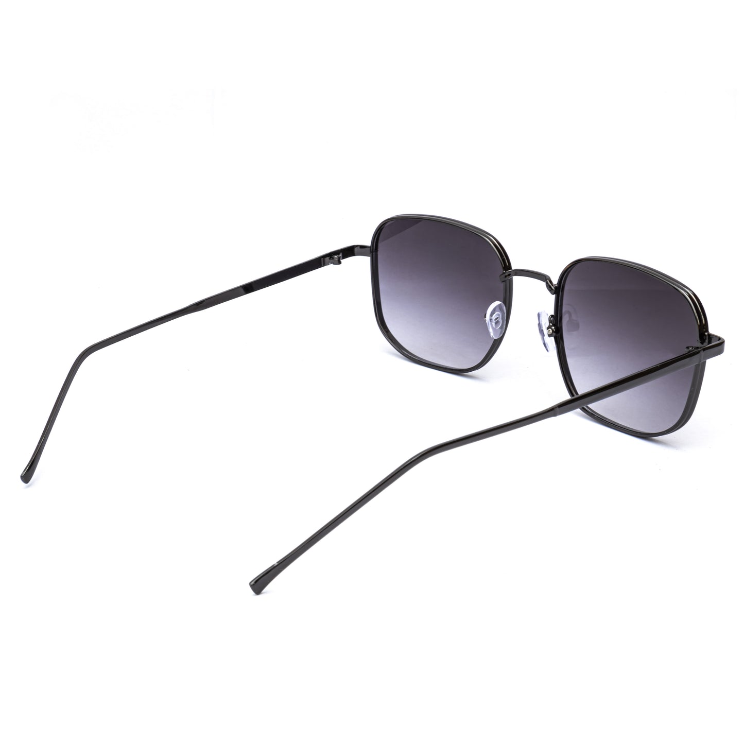 Jiebo Black Edition Square Sunglasses