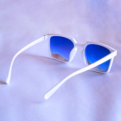 Blue Wayfarer Men's Sunglasses