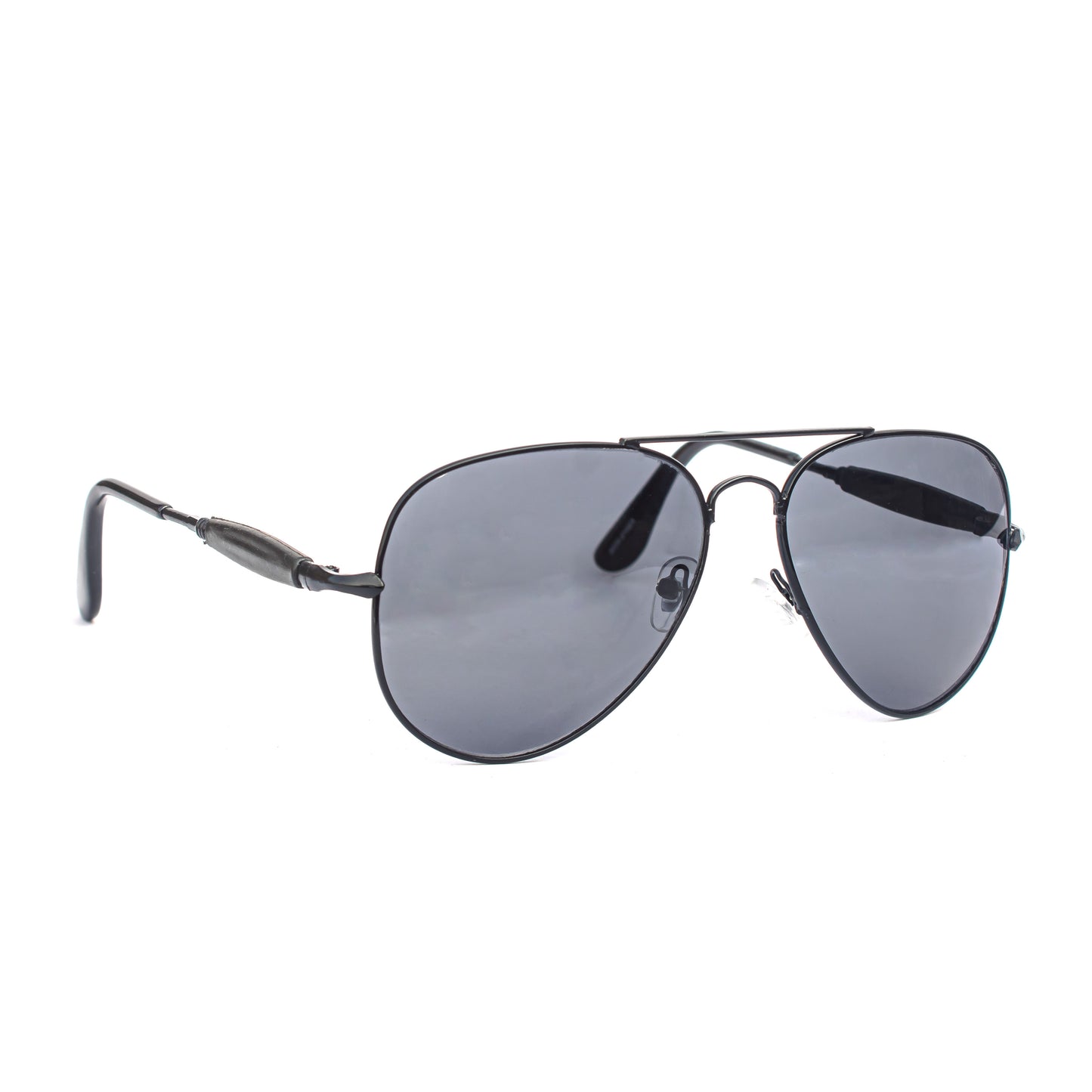Jiebo Black Aviator Pilot Sunglasses