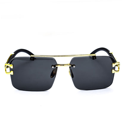 Black Square Stylish Trendy Sunglasses
