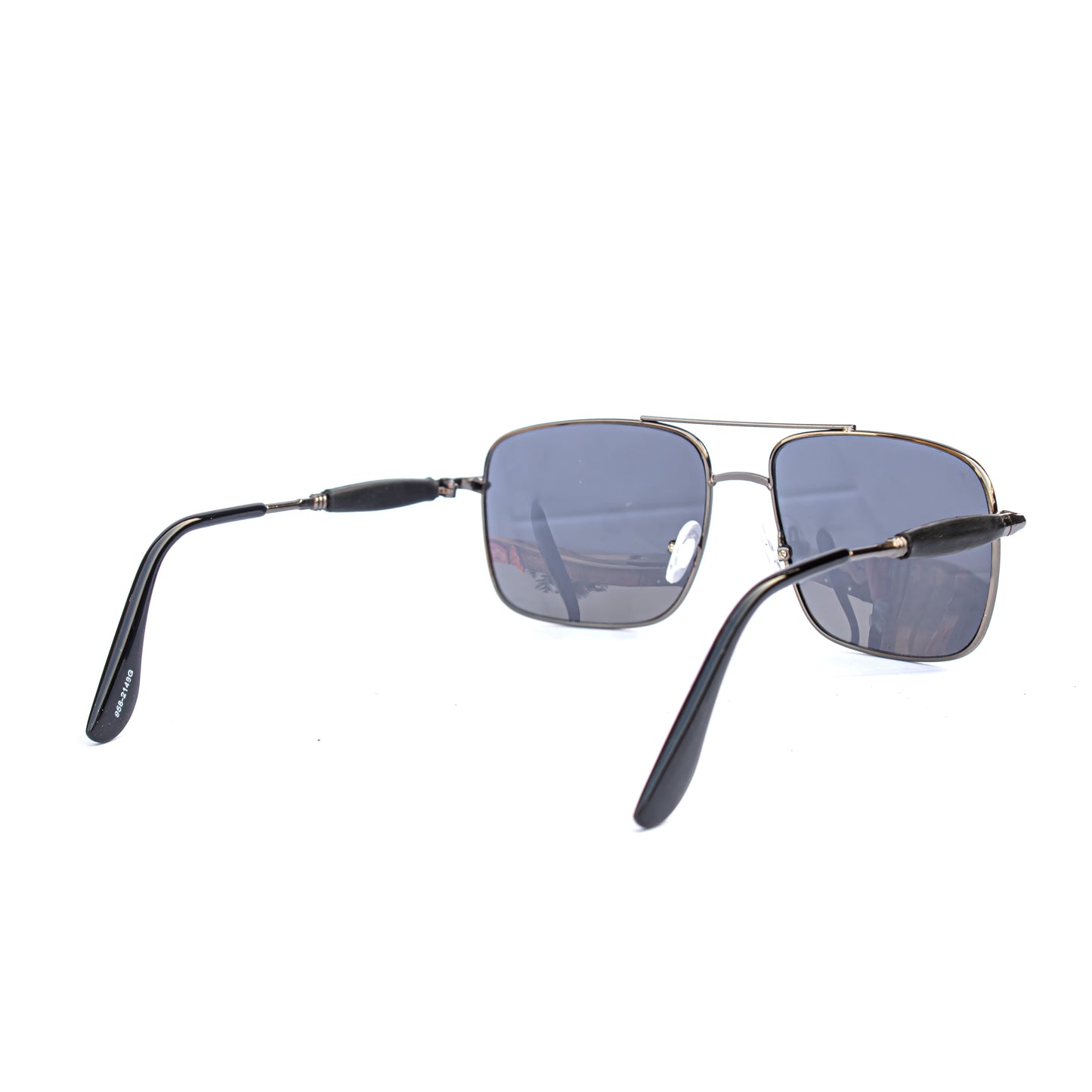 JIEBO Black Full Rim Rectangle/ Square Sunglasses