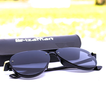 Jiebo 100% UV Protection Aviator Sunglasses