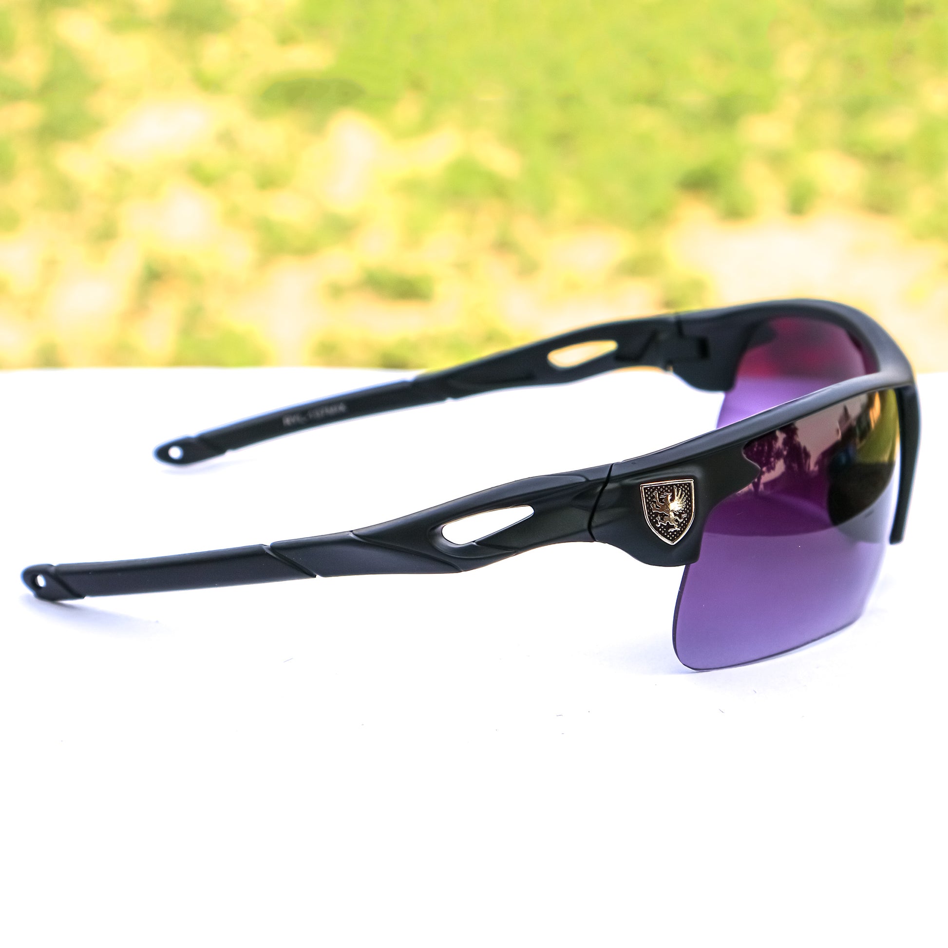 Jiebo Black Cricket Lover IPL Style Sports Sunglasses