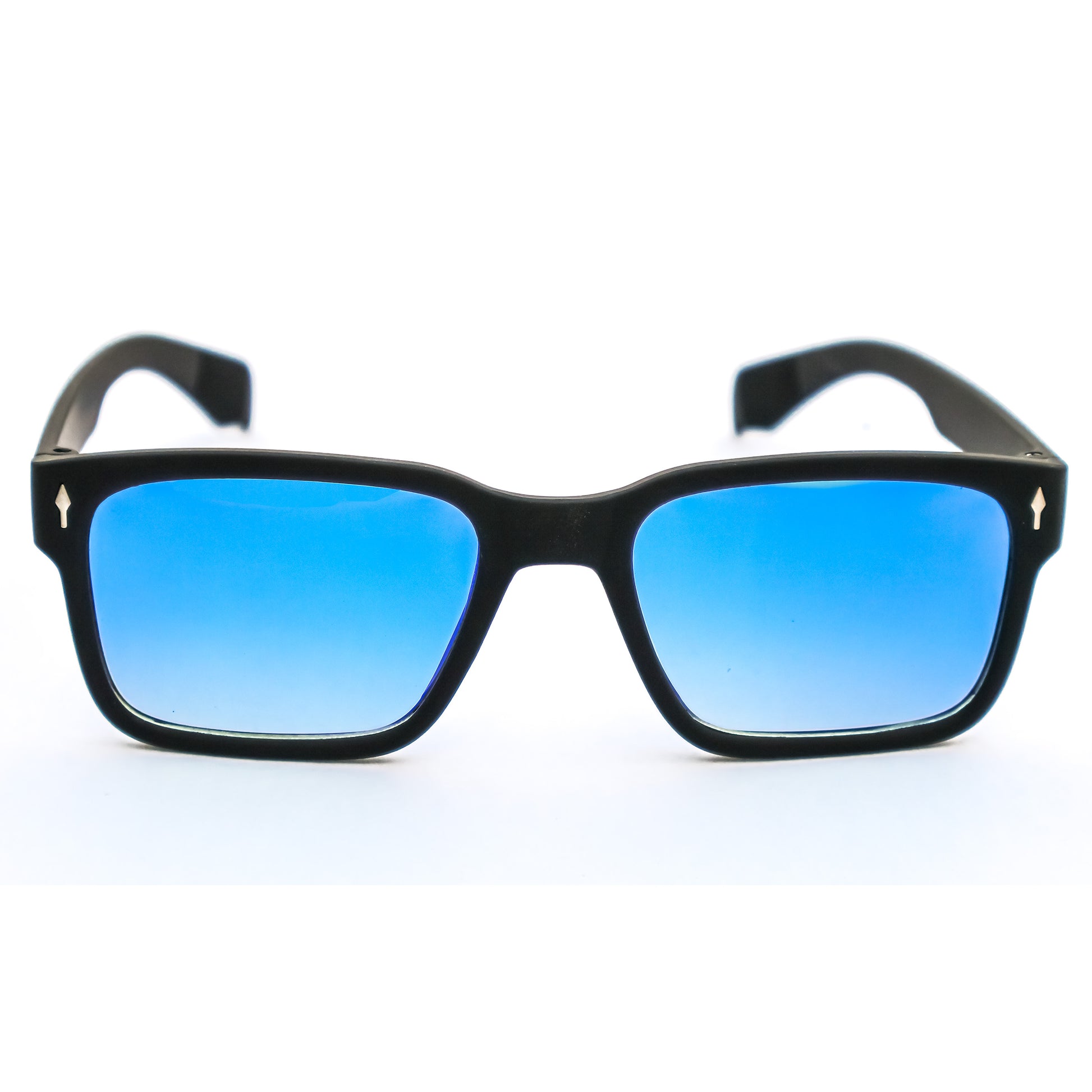 Jiebo Blue Wayfarer Men Sunglasses