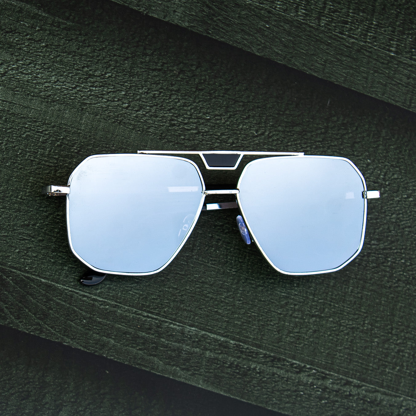 Mirror Mercury Square Sunglasses