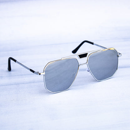 Mirror Mercury Square Sunglasses