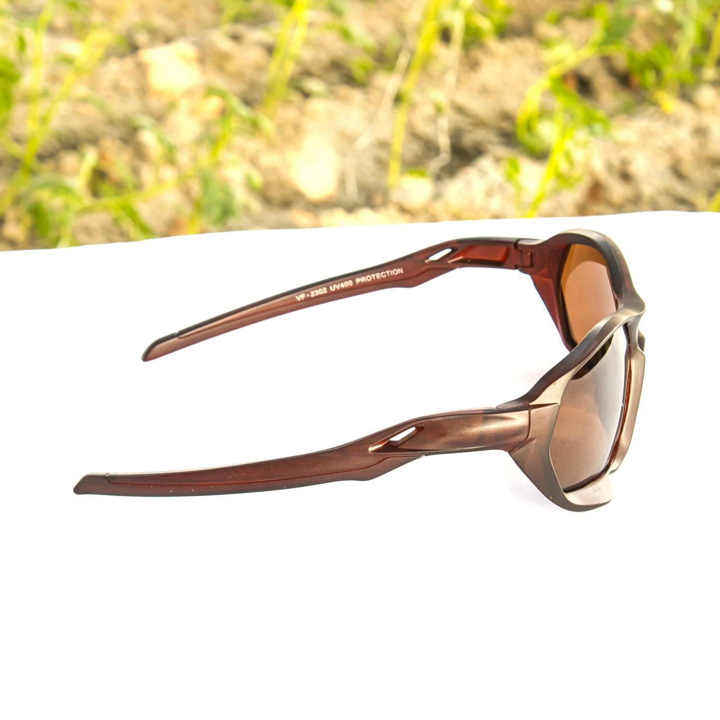 Brown Paris Polarized Sports Sunglasses