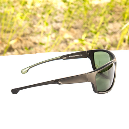Jiebo Green Polarized Sports Sunglasses