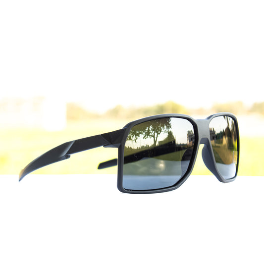 Jiebo Black Sport Polarized Sunglasses