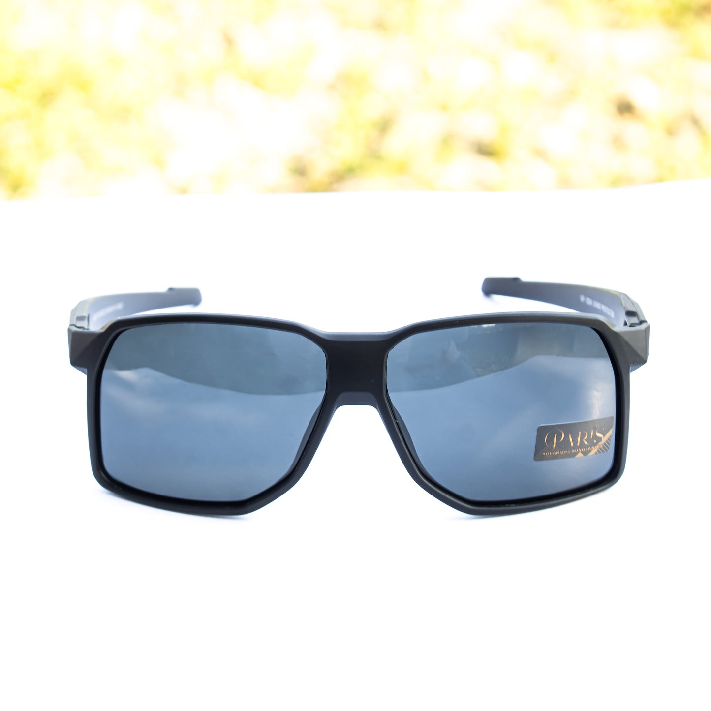 Jiebo Black Sport Polarized Sunglasses