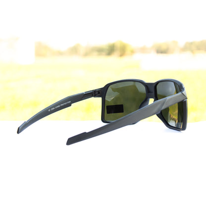 Jiebo Black Sport Polarized Sunglasses