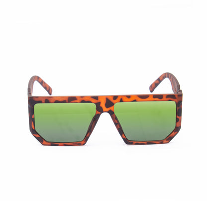 Jiebo Green Square Fancy Sunglasses