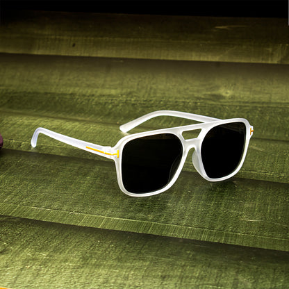 Jiebo Transparent Square Sunglasses