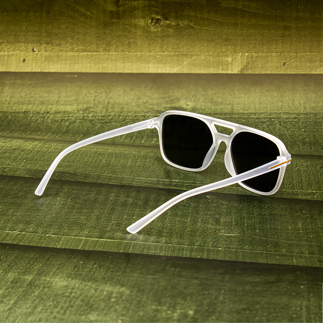 Jiebo Transparent Square Sunglasses