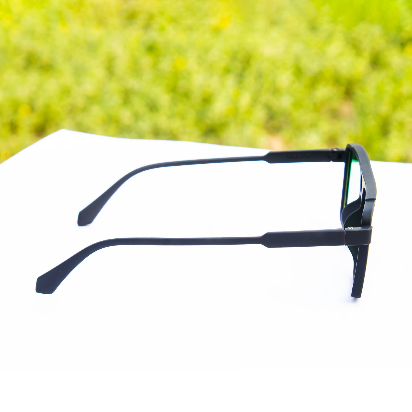 Jiebo Green Square Sunglasses