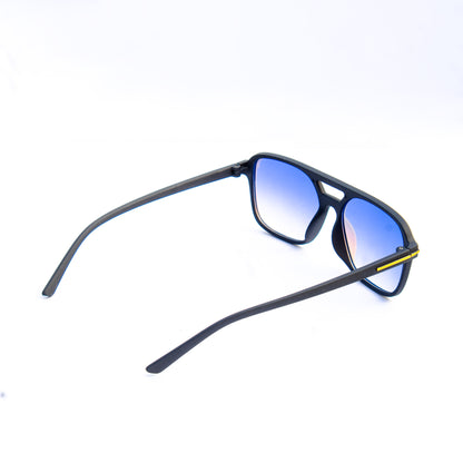 Jiebo Blue Square Sunglasses