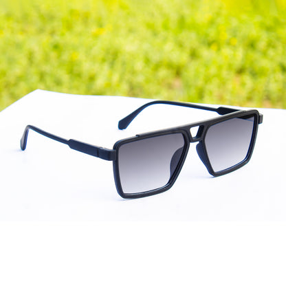 Jiebo Black Square Sunglasses - ZARAH112