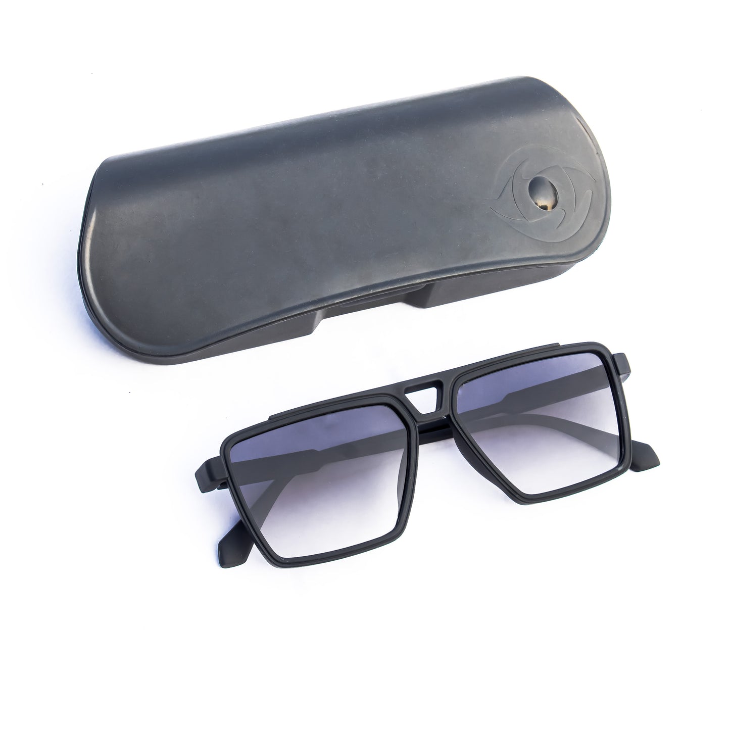 Jiebo Black Square Sunglasses - ZARAH112