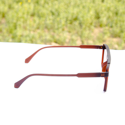 Jiebo Brown Square Sunglasses - ZARAH02