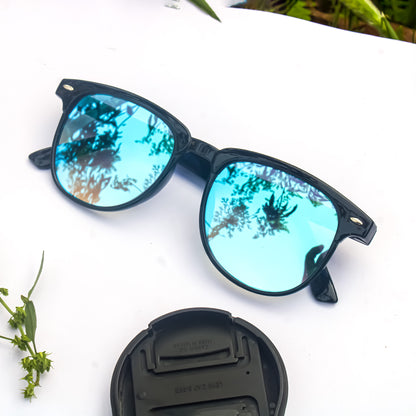 Blue Ice Mirror Sunglasses