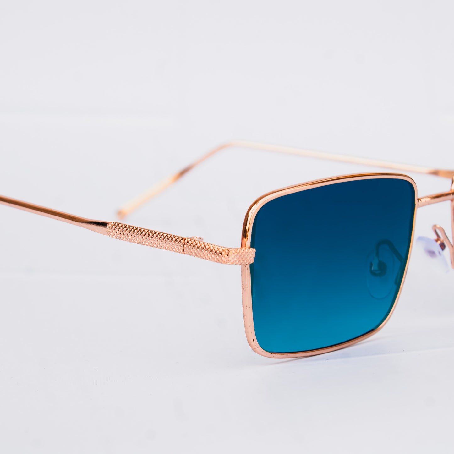 Jiebo  Polarized Rectangular sunglasses Blue