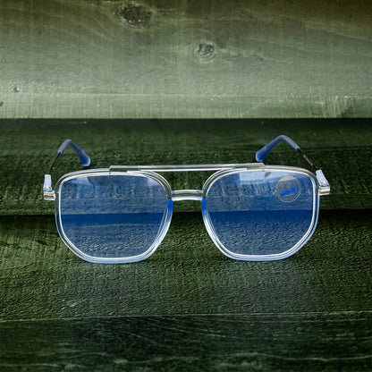 Jiebo Blue Cut Zero Power Square Eyeglasses