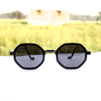 Jiebo UV Protection Round Sunglasses