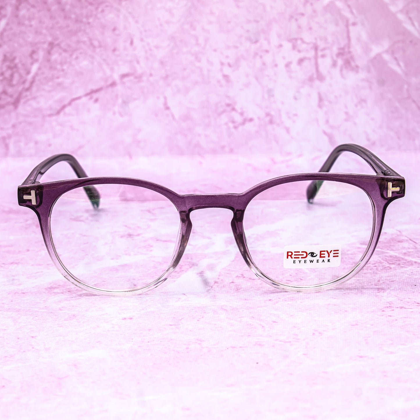 Jiebo Pink Rimmed Eyeglasses for Women