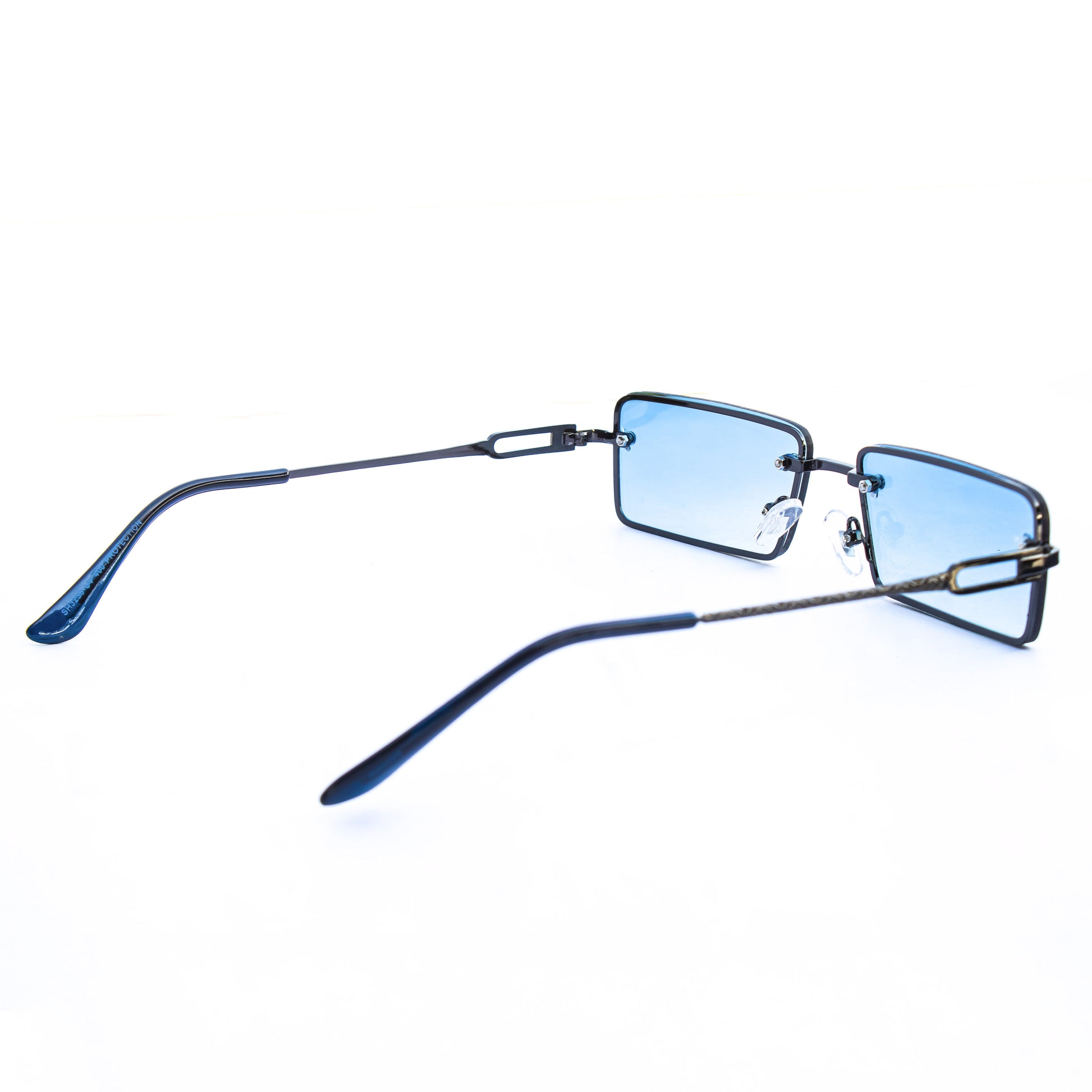 metal square rectangle sunglasses for men