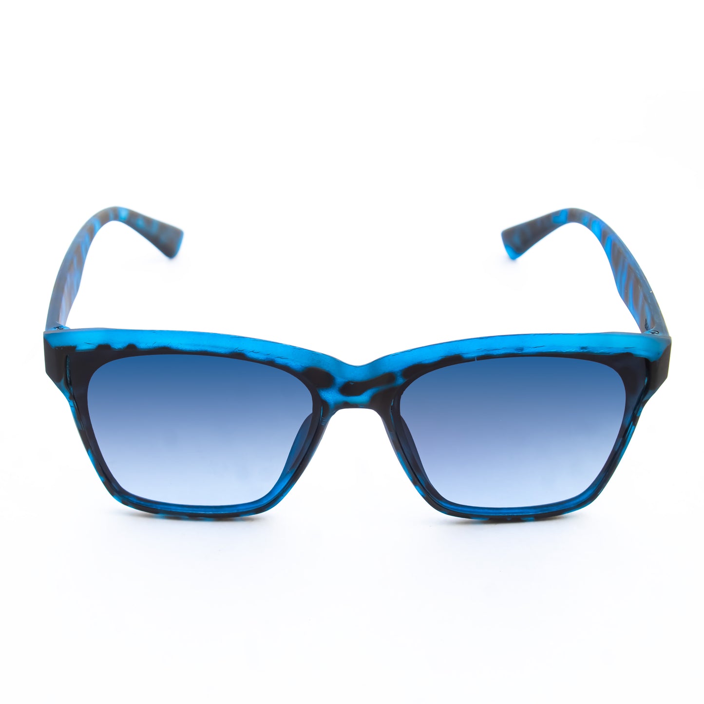 Jiebo Blue Aviator Sunglasses