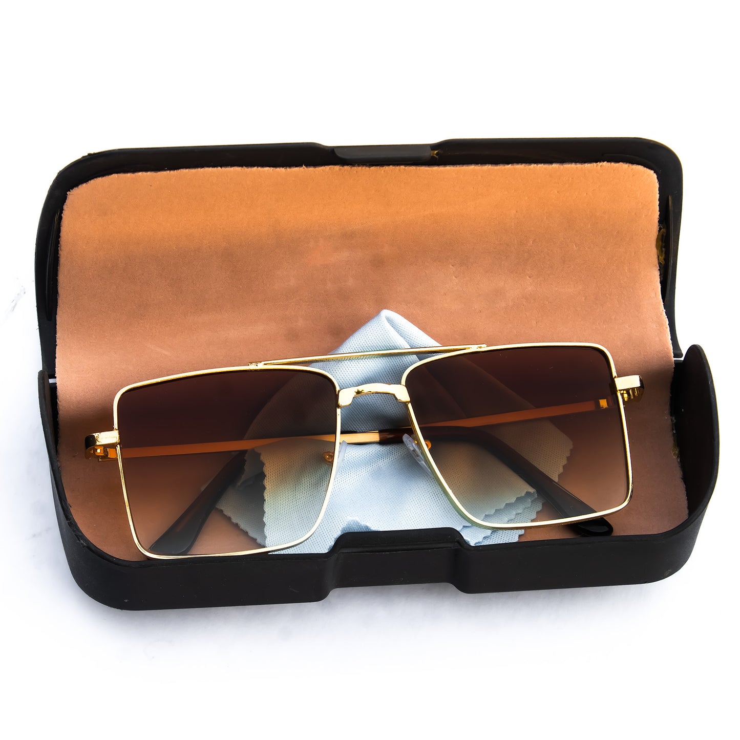 Brown Square Sunglasses