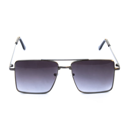 Jiebo Black Square Men's Sunglasses