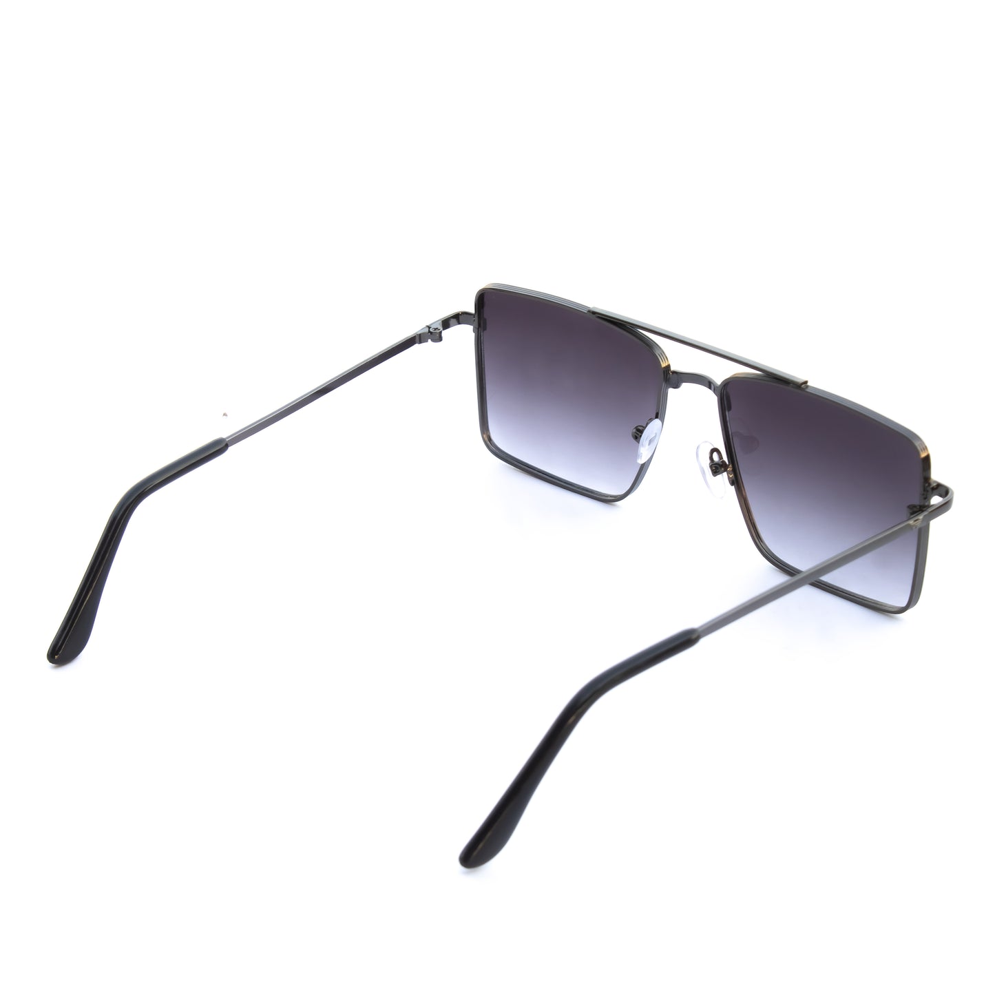 Jiebo Black Square Men's Sunglasses