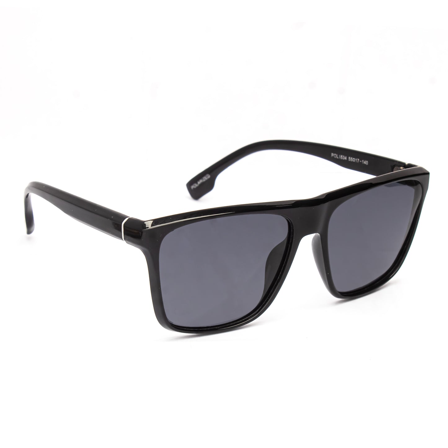 Jiebo Black Polarized Men's Sunglasses