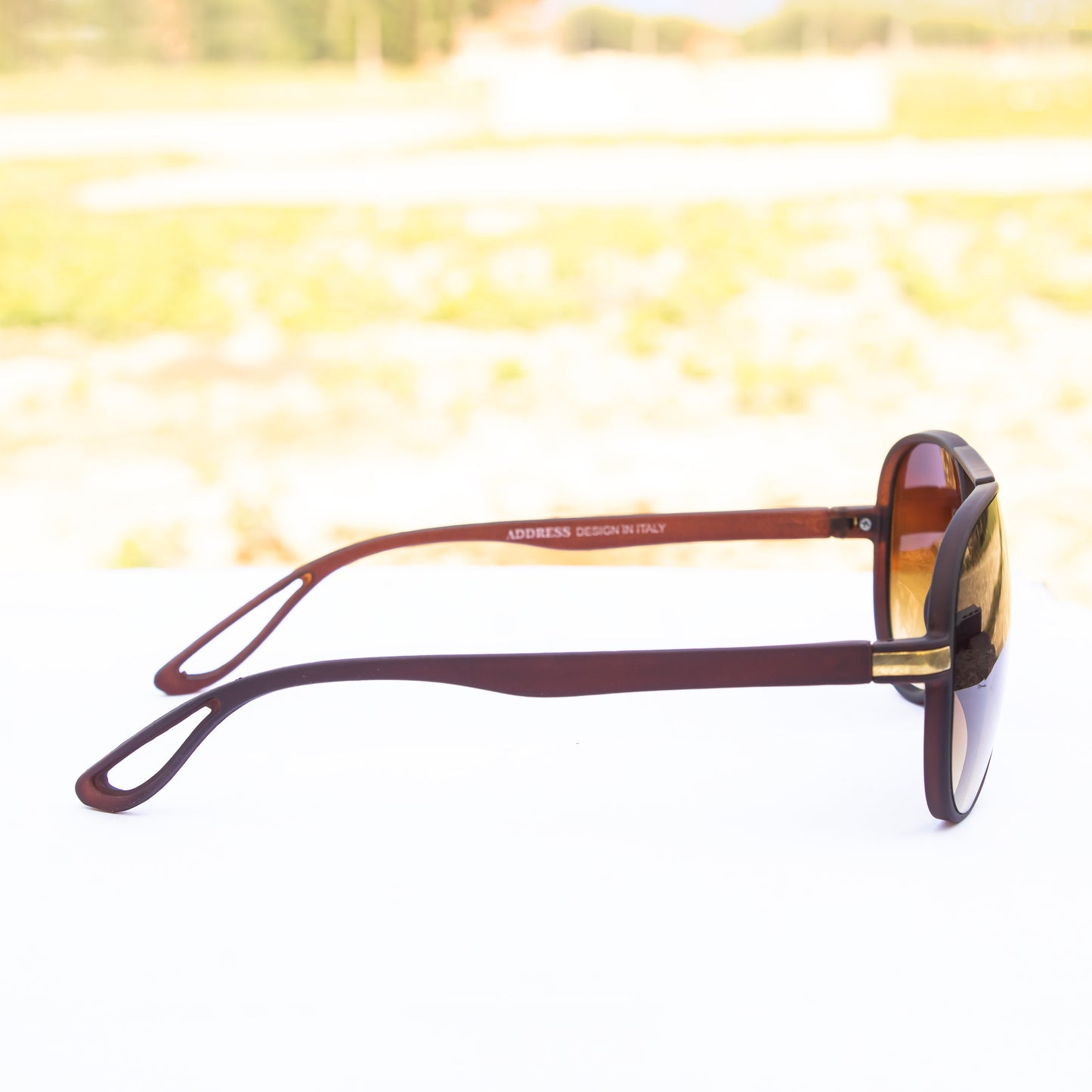 Jiebo UV Protection Aviator Sunglasses For Men, Brown