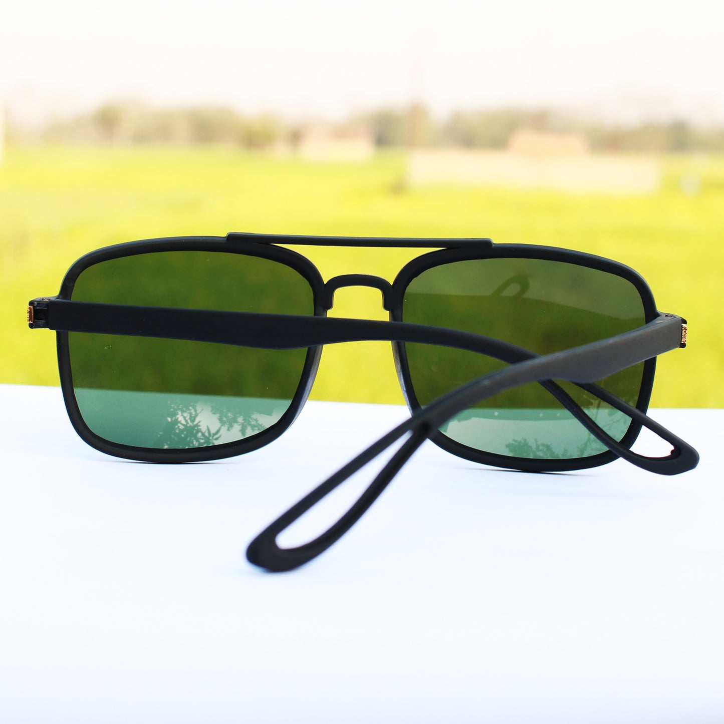 Jiebo Green Stylish 100% UV Protection Sunglasses
