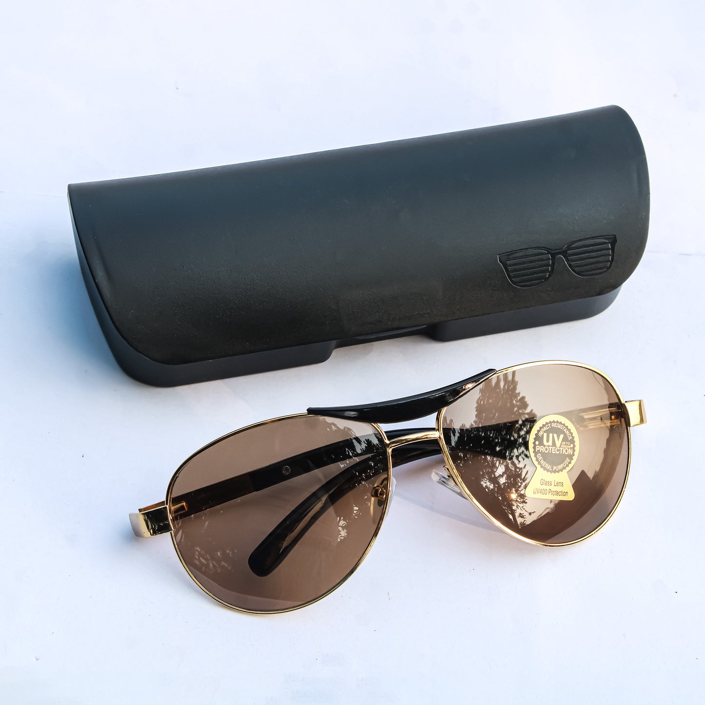 Jiebo UV400 Aviator Sunglasses For Men and Women