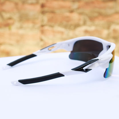 Jiebo Stylish Polarized Sport Sunglasses For Men (Free Size)