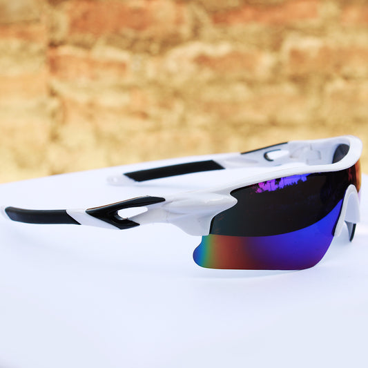 Jiebo Stylish Polarized Sport Sunglasses For Men (Free Size)