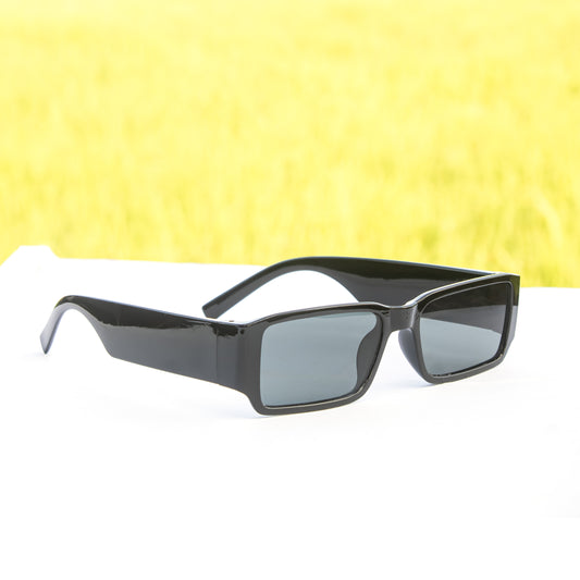 Jiebo MC Stan Black Goggle Sunglasses for Men (Free Size)