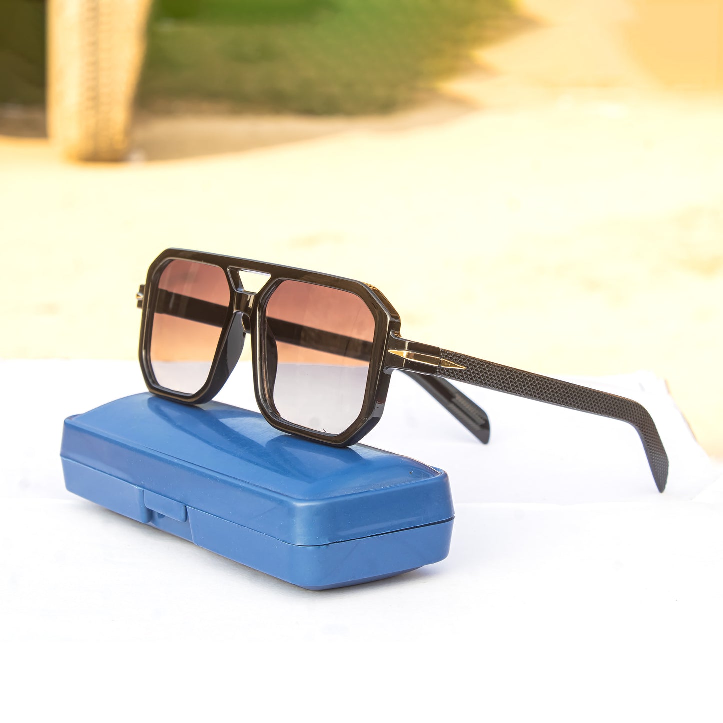 Jiebo Stylish UV400 Protected Square Sunglasses