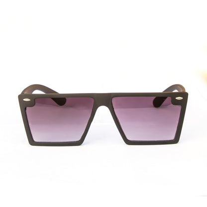 Jiebo Flat Square Vintage sunglasses For Men