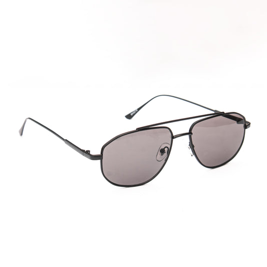 Jiebo Stylish Black Rectangle Sunglasses