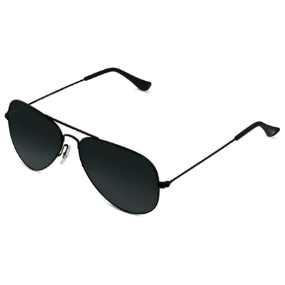 Jiebo Black Gradient Edition Aviator Sunglasses