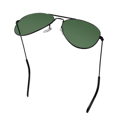Jiebo Classic Green Aviator Men's Sunglasses